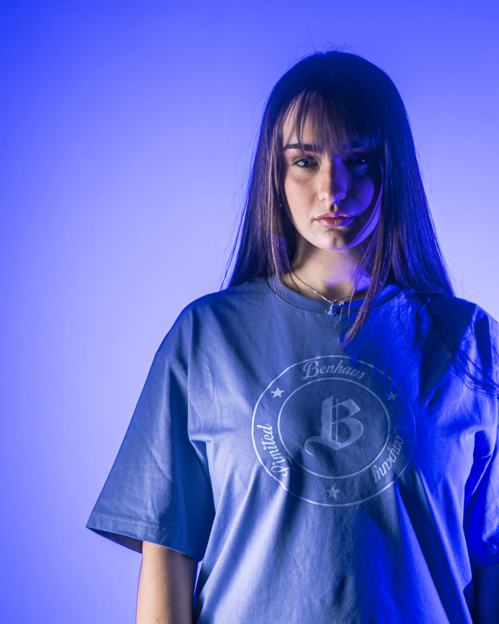 t-shirt mid-light relaxed unisex violet