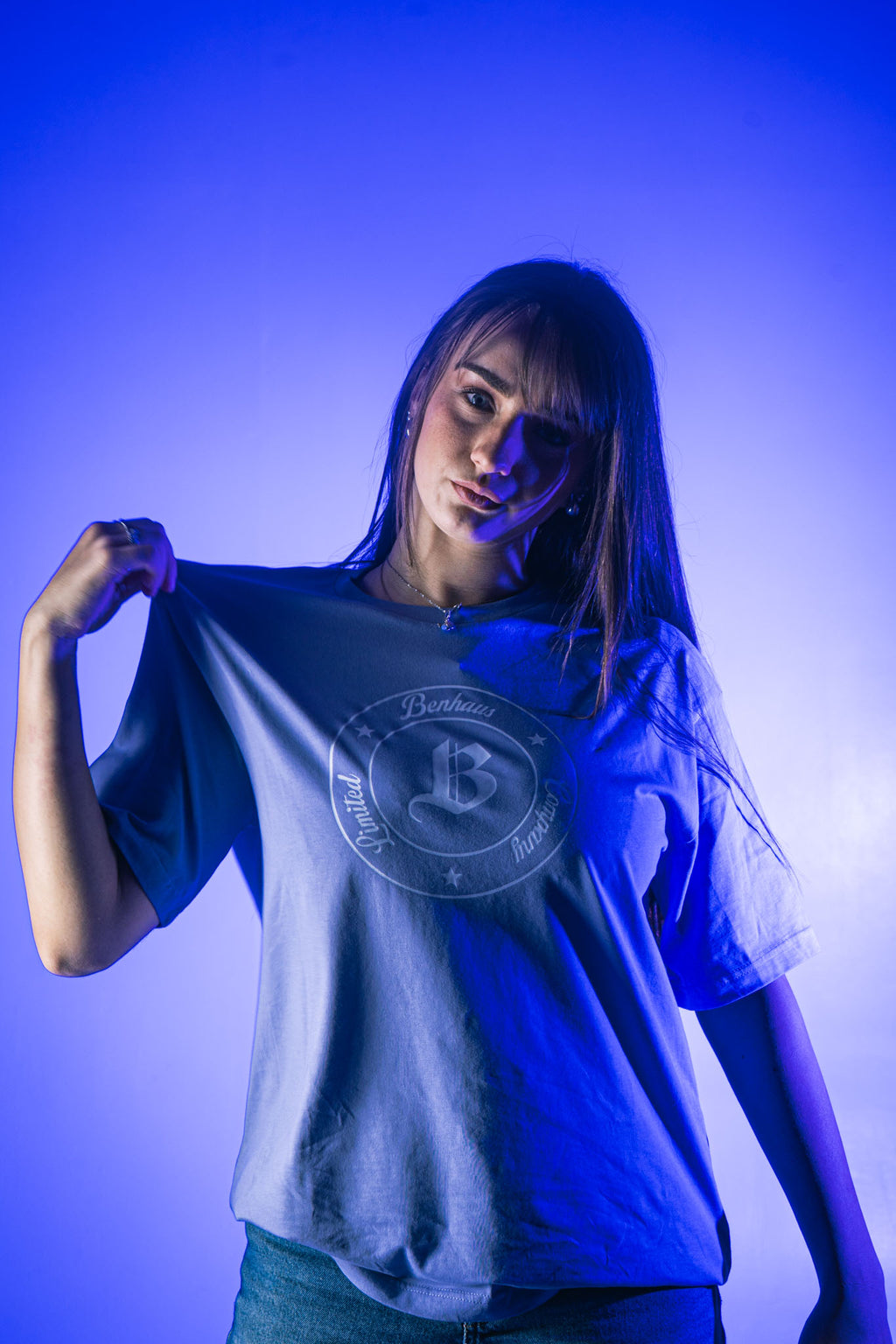 t-shirt mid-light relaxed unisex violet