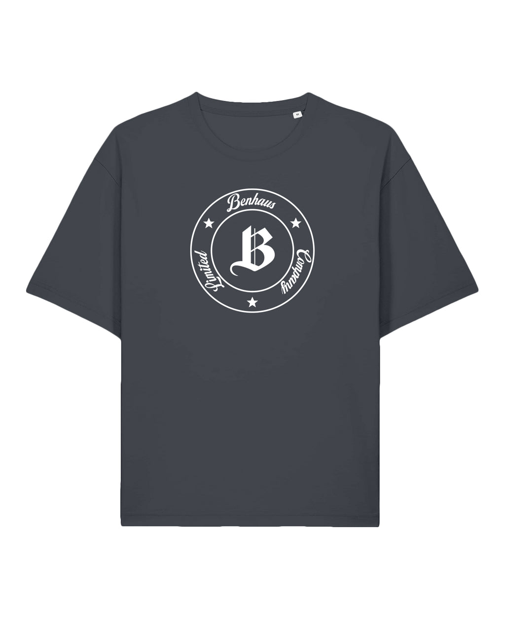 t-shirt mid-light relaxed unisex india ink grey